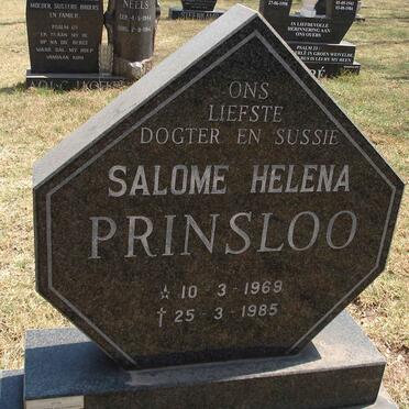PRINSLOO Salome Helena 1969-1985