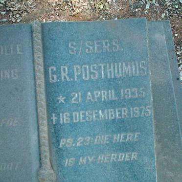 POSTHUMUS G.R. 1935-1975
