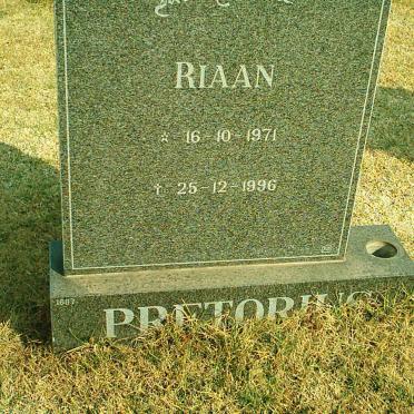 PRETORIUS Riaan 1971-1996