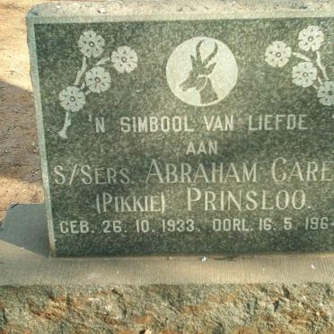 PRINSLOO Abraham Carel 1933-1964