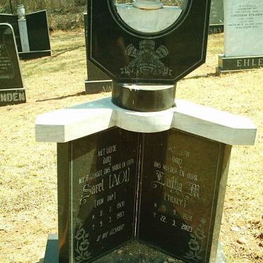 PLESSIS Sarel, du 1920-1983 &amp; Luitha M. 1924-2003