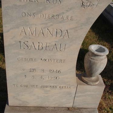 PRINSLOO Amanda Isabeau nee MOSTERT 1946-1980