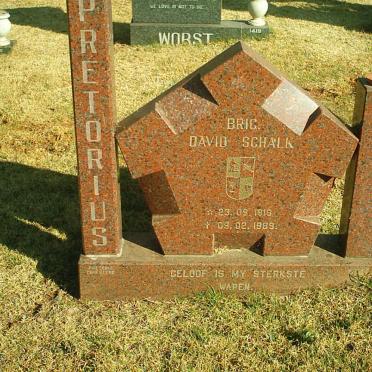 PRETORIUS David Schalk 1916-1989