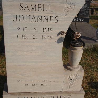 PRETORIUS Sameul Johannes 1918-1979