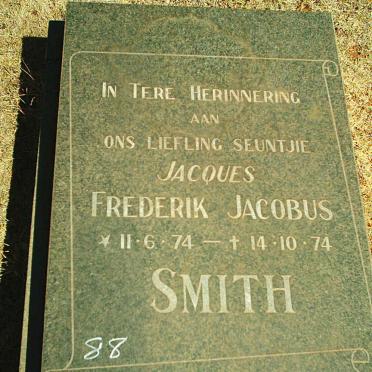 SMITH Jacques Frederik Jacobus 1974-1974