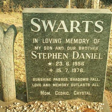SWARTS Stephen Daniel 1956-1976