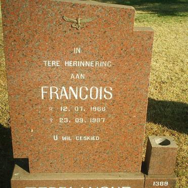 TERBLANCHE Francois 1968-1987