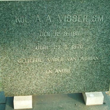 VISSER A.A. 1911-1970