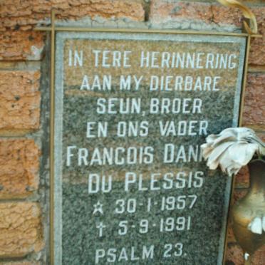 PLESSIS Francois Daniel, du 1957-1991
