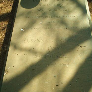 WET Evert Johannes, de 1907-1972 &amp; Susanna Corolina COLYN 1912-1984