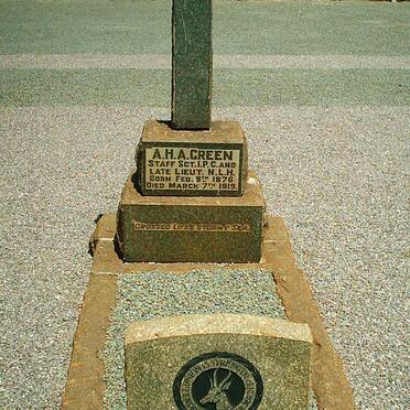 GREEN A.H.A. 1876-1919