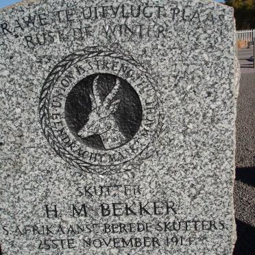 BEKKER H. M. -1914