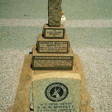 MOFFETT Kenneth William 1893-1918