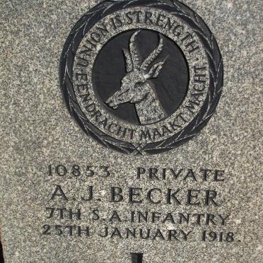 BECKER A.J. -1918