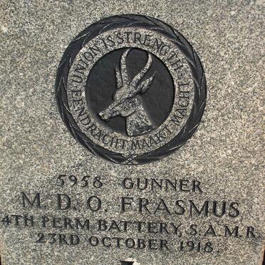 ERASMUS M.D.O. -1918