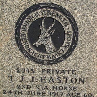 EASTON T.J.J. -1917