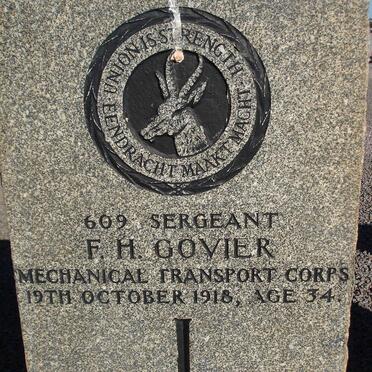 GOVIER F.H. -1918