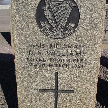 WILLIAMS D.S. -1921