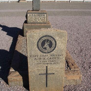 GREEN A.H.A. 1876-1919