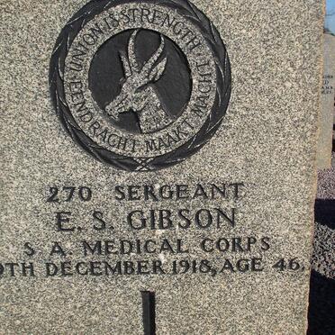 GIBSON E.S. -1918