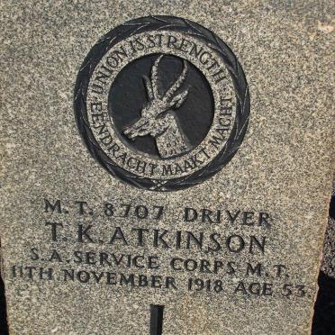 ATKINSON T.K. -1918