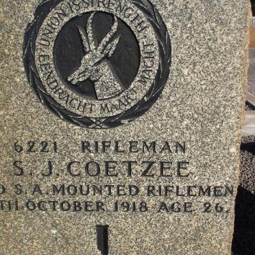 COETZEE S.J. -1918