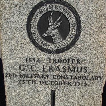 ERASMUS G.C. -1918
