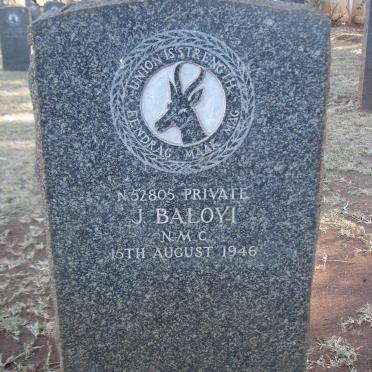 BALOYI J. -1946