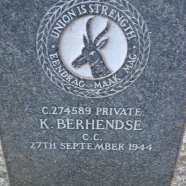 BERHENDSE K. -1944
