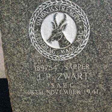 ZWART J.P. -1941