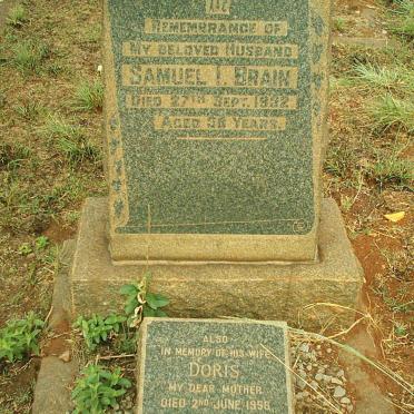 BRAIN Samuel I. -1932 &amp; Doris -1958