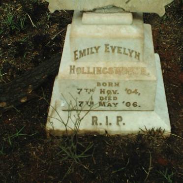 HOLLINGSWORTH Emily Evelyn 1904-1906