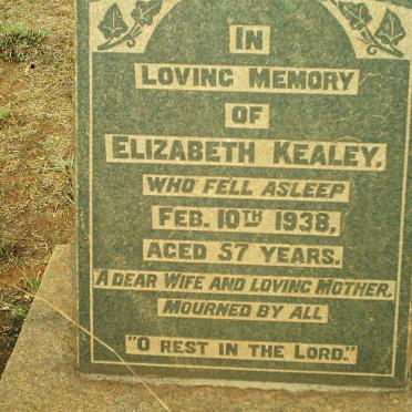 KEALEY Elizabeth -1938
