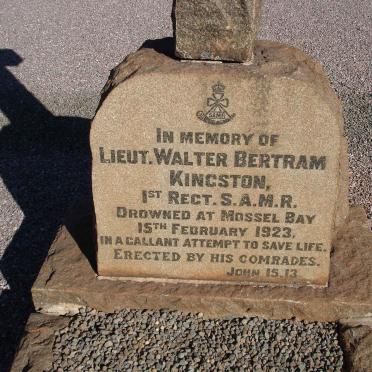 KINGSTON Walter Bertram -1923