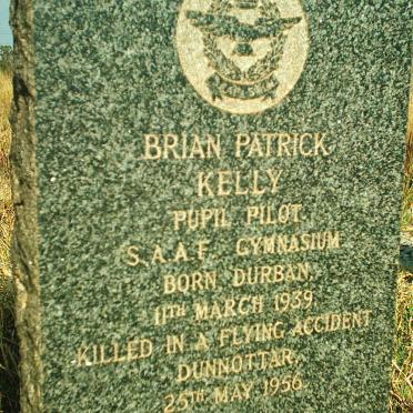 KELLY Brian Patrick 1939-1956