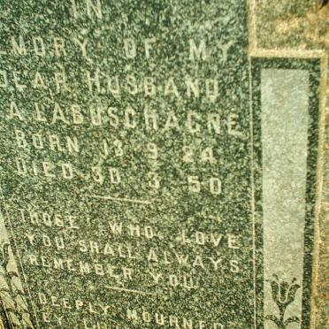 LABUSCHAGNE A. 1924-1950