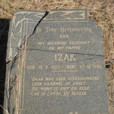 MERWE Izak, van der 1927-1960