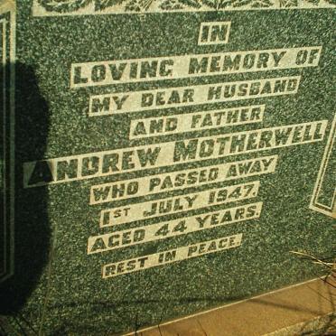 MOTHERWELL Andrew -1947