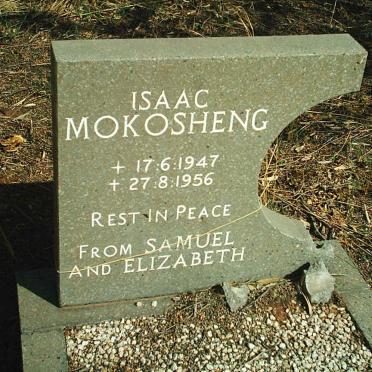 MOKOSHENG Isaac 1947-1956