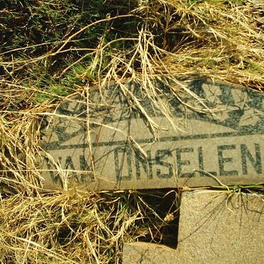 ONSELEN Nicolaas Cornelius, van 1909-1958