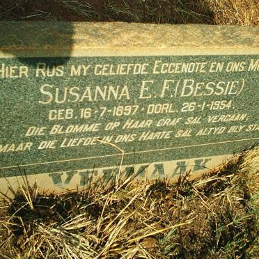VERMAAK Susanna E.F. 1897-1954