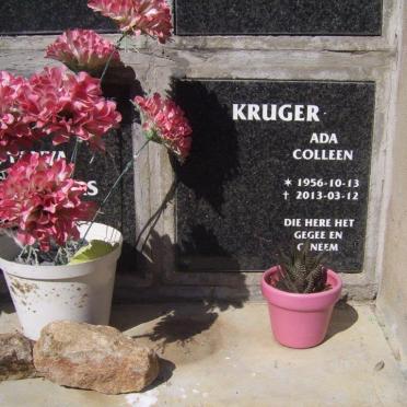KRUGER Ada Colleen 1956-2013
