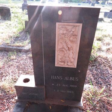 ALBUS Hans 1909-1963 