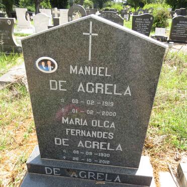 AGRELA Manuel, de 1919-2000 & Maria Olga FERNANDES 1930-2012
