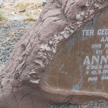 ACKERMANN Annie 1908-1998