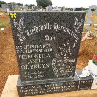 BRUYN Petronella, de 1980-2023