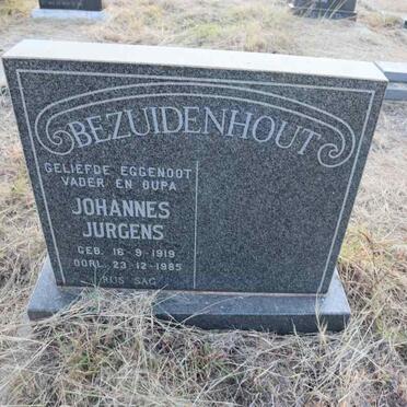 BEZUIDENHOUT Johannes Jurgens 1919-1985