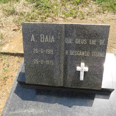 BAIA A. 1919-1975