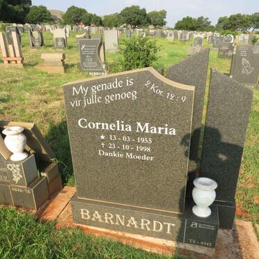 BARNARDT Cornelia Maria 1955-1998