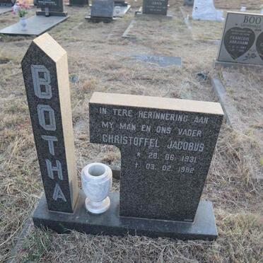 BOTHA Christoffel Jacobus 1931-1982